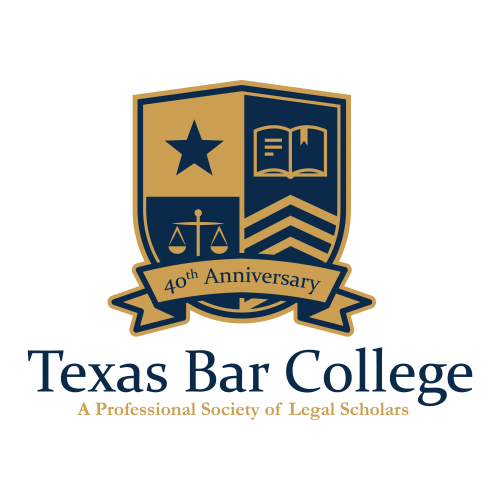 Texas Bar College_40th Anniv_Full Color_Dark Background_Transparent Background_Logo-01